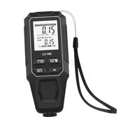 Qianly Calibrador de Espesor Digital Medidor Automático Compacto Portátil Prueba para Metálicas en Automóviles Adecuado para Talleres, Negro