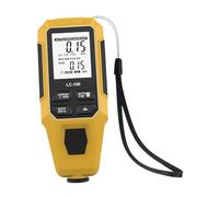Qianly Calibrador de Espesor Digital Medidor Automático Compacto Portátil Prueba para Metálicas en Automóviles Adecuado para Talleres, Amarillo