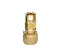Qianly Conector de Flexible con Racor Telescópico Enlace Empalme y Acople Latón Robusto con Rápida y Sección Hexagonal Antideslizante Adecuado para Lavado de Coche y Cuidado del Césped