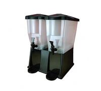 Qianly Dispensador Zumo Autoservicio Dispensador Té Tapa Oscura Contenedor para Restaurantes, Catering, BD22L Contenedor De Bebidas Rectangular PP