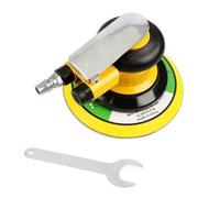 Qianly Lijadora Neumática Excéntrica | Lijadora Orbital, Antivibración, ra, para Garaje, 15 Cm, Sin Recogida Polvo