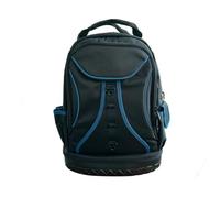 Qianly Mochila Herramientas con Compartimento Principal Multibolsillos Organizador Ergonómica Bolsa para Electricistas, Obra