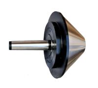 Qianly Punta Giratoria para Torno MT2 Centro Giratorio para Torneado y Rectificado Eje con Rodamientos Importados Menor Adecuada para Mecanizado de Metal Talleres Uso Profesional
