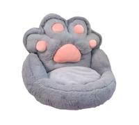 Qianly Sofá Individual, Sillón de Lectura para Adultos, Sofá Moderno Y Cómodo para Leer, Reclinable, Ideal para Balcón, Sala de Estar U Oficina, Gris