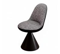 Qianly Taburete Tocador Giratorio Silla Maquillaje Asiento Tapizado Espuma de Alta Resiliencia Armazón Metálico Giro Completo para Habitación Área de Arreglo Asiento Ocasional, Rosa