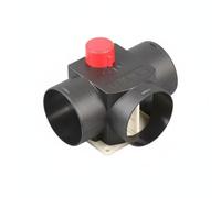 Qianly Válvula en T de 75 Mm Plástico Resistente Conector en T de 75 Mm Sellado Seguro Conector 3 Vías para Automóvil