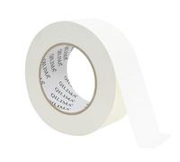 QILIMA Cinta blanca de fácil rasgado no reflectante Cinta Gaffer 50MMX27M Cinta multiusos de grado profesional sin residuos