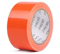 QILIMA Cinta de Tela Reforzada, Tela Impermeable, Cinta Durable de Grado Profesional para Manualidades, Reparar, Fijar, Atar, Reforzar o Sellar, 50mm x 25.1m, Naranja