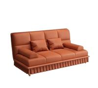 QINGGANG-0224 Sofá de salón Sofá Cama Plegable Multifuncional de Doble Uso, diseño for Apartamentos pequeños, Sala Estar Sillón reclinable(Orange)