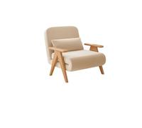 QINGGANG-0224 Sofá de salón Sofá Cama Plegable, Multifuncional, Individual, de Madera Maciza Sillón reclinable(Pequeño)