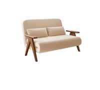 QINGGANG-0224 Sofá de salón Sofá de Madera Maciza con Cama Plegable y retráctil Simple, Doble propósito, pequeño e Individual Multifuncional, Ahorra Espacio Sillón reclinable(XL)