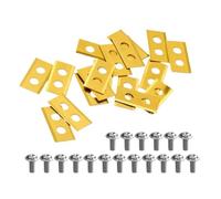QISLANCAQON Cuchilla De Cortacésped For Cortacésped Robótico WG794 Y WA0190 | Cuchilla de corte for cortadora de césped, 18/33 Uds., for reemplazo recubierto de titanio(18pcs)
