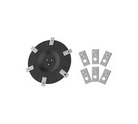 QISLANCAQON Disco De Corte De Repuesto con Cuchillas Compatible con Eufy | E15 E18 TerraMow V600 V1000 S800 S120 Piezas de cortacésped robótico Accesorios(B)