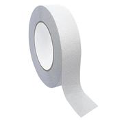 QitinDasen 10 M X 2.5 cm Transparente Cinta Antideslizante, Cinta de Seguridad Antideslizante Autoadhesiva, para Interior y Exterior (1 Rollo)