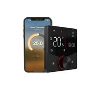 Qiumi Matter Termostato Suelo Radiante eléctrico Alexa Google Home | Regulador inteligente Matter para suelo radiante eléctrico, funciona con Alexa, Google Home y HomeKit