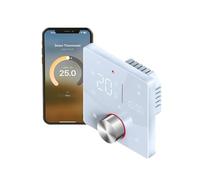 Qiumi Matter Termostato Suelo Radiante eléctrico Alexa Google Home | Regulador inteligente Matter para suelo radiante eléctrico, funciona con Alexa, Google Home y HomeKit
