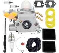 Qiuwanzia 308054077 carburador kit para Ryobi BC30 CS30 SS30 TP30 S430 TP26 EX26 CS26 SS26 SX135 D3300 RY28000 RY28005 para Homelite UT33650A UT20002 UT20002A UT20003A Repuestos desbrozadora