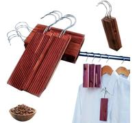 Qivine 15 Piezas Antipolillas para Ropa Armario, Madera de Ambientadores Armarios de Cedro Protección, Fragancia Natural Carcoma Tratamiento para Perchas, Cajones, Ropa