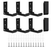 Qixuer 8 ganchos plegables para ropa, 5 cm, de aluminio, para ropa, sombreros y bolsos