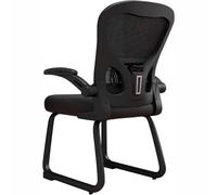 QKBMFK Silla De Oficina Transpirable Sin Ruedas, Silla De Oficina con Reposabrazos Ajustables, Silla Ergonómica, Silla Gaming para Salas De Conferencias Y Salas De Formación A