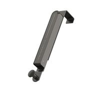 QLECXZI Perchero extensible de aleación de aluminio,Estilo gancho gris | puerta.