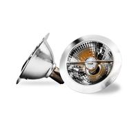 QLEE Bombilla LED 3W AC/DC 12V BA15D Doble Contacto Base Bayoneta Reflector 4000K Blanco Neutro Luz de Riel Proyector Para Hogar Doméstico Iluminación Comercial Foco Paquete de 2
