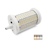 QLEE Bombilla LED R7s 50w 118mm 3cct Ajustable J Tipo J Lineal Doble Extremo Estudio & Luz De Inundación Equivalente 500w Bombillas De Inundación s Para Seguridad En El Trabajo Paisaje