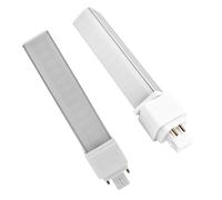 QLEE G24q Bombilla Led De 4 Pines Pl-c Retrofit Cfl Reemplazo 26w 1400 Lúmenes 314° Rotación Libre Flicker Free Horizontal Empotrada Gx24q Bombilla Verde Suave Luz Blanca Cálida Suave 3000k 2 Pcs