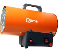 Qlima GFA1010 - Calentador de estufa de gas de aire forzado, termoventilador industrial de alta potencia, de butano o propano, encendido rápido, generador de calor instantáneo con ventilador 10 kW