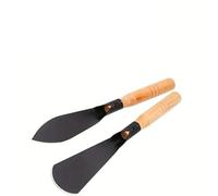 QMVDOJR Paletas de jardín de Metal de 2 Piezas: Palas de Mano for Herramientas de excavación, trasplante, plantación y deshierbe(Flat Sharp 2pcs)