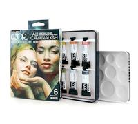 QoR Ali Cavanaugh - Juego de colores para retratos de Golden, 6 tubos de 5 ml, juego de pintura de acuarela profesional