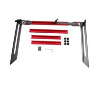 QOXEZY Calibrador de escalera ajustable de 17.9 a 58.9 pulgadas, herramienta de plantilla de aluminio para diseño de escaleras, marco de yeso, ángulo de inglete cuadrado