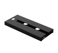 QOXEZY Estante organizador de copas montado en gabinete, soporte para 6 cristales, secado invertido que ahorra espacio con diseño a prueba de óxido para copas de champán y cóctel (negro)
