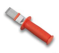 QOXEZY Limpiador de condensador de CA de peine de aleta de acero inoxidable, herramienta resistente al óxido con mango ergonómico para mantenimiento de HVAC y alisado de aletas de bobina
