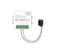 QOXEZY Monitor de energía WiFi con pinza y medidor de electricidad | Rastrea tu producción y consumo de electricidad al instante con este monitor de energía WiFi bidireccional.