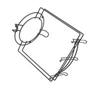 QOXEZY Soporte para tazas de encimera, organizador de tazas de café de doble capa, árbol de tazas independiente para oficina en casa, estante de exhibición de acero antioxidante para cápsulas y