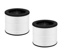 QOXEZY True HEPA y filtro de repuesto de carbón activado para COWAY Airmega 100, tasa de captura del 99.97% de humo y partículas finas tan pequeñas como 0.1 micrómetros, filtración 3 en 1 (2)
