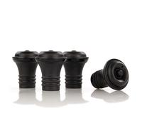 Qpractiko Tapones de vacío para vino, pack de 4