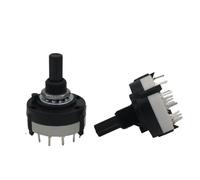QRUYHBAJU 10 Piezas RS26 4 Posiciones Polares 3 Bandas seleccionables Interruptor selector de Canal Giratorio de una Sola Plataforma Selector de Banda + 10 perillas