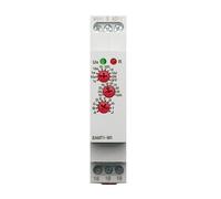 QRUYHBAJU 12-240VAC/DC Tipo 0,1 segundo-10 días relé de retardo de Tiempo 16A/250VAC relé Temporizador multifunción con 10 Opciones de Funciones 1 Uds(EAMT1-M2)