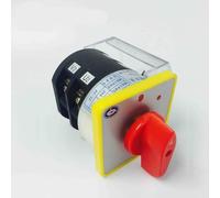 QRUYHBAJU HZ12-25/02 Interruptor de Leva rotatorio de 2 Posiciones, 2 Polos, con Cubierta Protectora de plástico, Transferencia Manual de energía