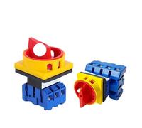 QRUYHBAJU Interruptor aislador YMD11 3P 690 V 25/32/40/63/80/100 A, selector de desconexión con candado y Panel de Control de Encendido y Apagado, reemplaza a LW30(3P,25A)