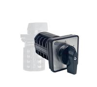 QRUYHBAJU Interruptor Giratorio de Leva de 10 A LW8, Perilla de Transferencia Universal de conversión de Tres Posiciones, selector de 1 a 5 Polos(10A 5P)