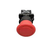 QRUYHBAJU Interruptor pulsador de Parada de Emergencia de 22 mm, Tipo Hongo, ZB2-BE102C, Rojo, NC, XB2-ES542, Interruptor de Arranque eléctrico de Control, 600 V/10 A(XB2-ES542)