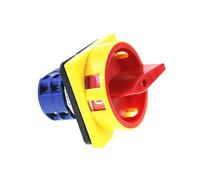 QRUYHBAJU LW26GS-20 690 V 20 A Interruptor de Leva Giratorio con candado Apagado-Encendido 2 Posiciones 4 Polos 8 terminales Interruptor Principal Parada de Emergencia