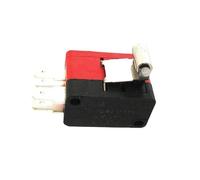 QRUYHBAJU Mini Interruptor de límite de Contacto Plateado con Barra de Rodillo de Doble microinterruptor, 16 A, 250 V, Pin 4,8 mm, V-155-2C25, 5 Unidades, 20 Unidades(5PCS)