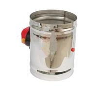 QRUYHBAJU Válvula solenoide de Aire 201SS de 51-400 mm, válvula de compuerta motorizada for conducto de Aire eléctrico, válvula de retención de tubería de ventilación, 220 V, 12 V, 24 V(250mm)