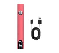 QSTDGVPW Kit de Soldador con Batería, Mini Soldador con Pantalla Digital, Inalámbrico, Recargable Por USB, para Soldadura Y Reparación Electrónica, Rosa