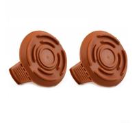 QT452 - Cubierta de carrete de recortadora para Bosch GGT450A1 GGT600A1 GGT350A - Tapa de repuesto ABS fácil de instalar, accesorios para recortadora de césped, color negro, paquete de 2