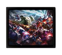 Quadro 3D Lenticular Poster Marvel Future Fight Heroes Assault - Eppl71531